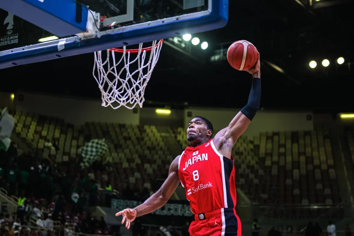 rui hachimura - ilustrasi berita Rui Hachimura Bawa Jepang Menang Telak 28 Poin atas Arab Saudi di Jeddah